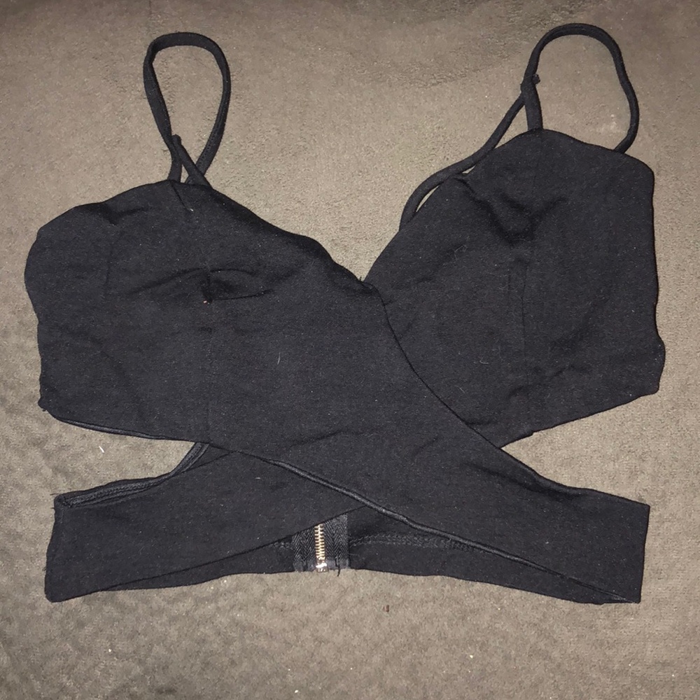 Black Crop Top